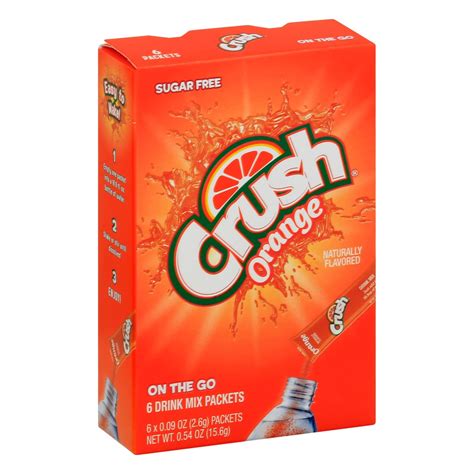 Crush Orange Drink Mix Packets Shop Mixes And Flavor Enhancers At H E B