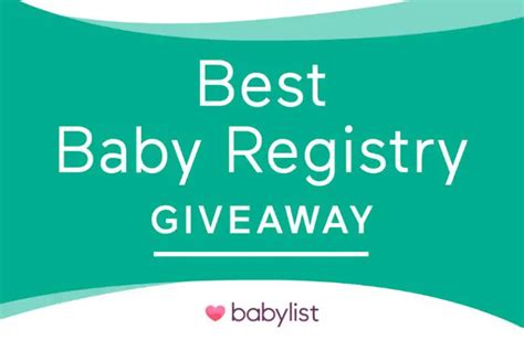 Best Baby Registry 4600 Giveaway 24 1pp18