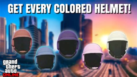Updated How To Get Every Colored Bulletproof Helmets Gta Online