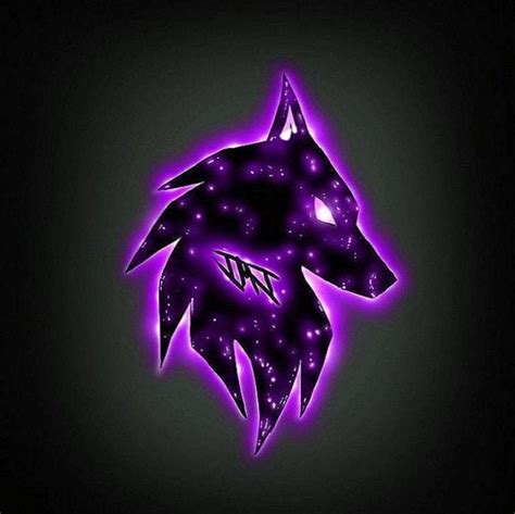 Purple Wolf Logo 727x726 Wallpaper