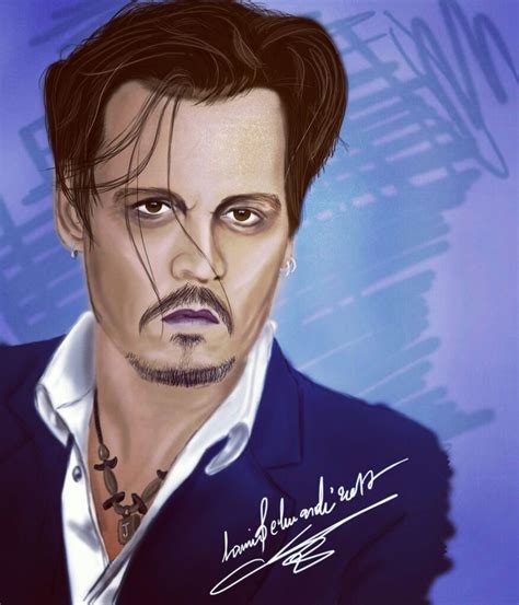 Johnny Depp Digital Painting Digital Painting Johnny Depp Digital