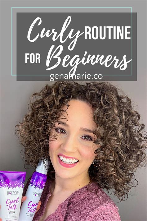 Beginner Curly Hair Routine Using Drugstore Products Cgm Friendly Gena Marie