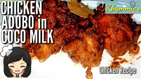 Chicken adobo sa gata is just another original filipino rendition of this classic philippine dish, the adobo. Chicken Adobo with Coconut Milk | Adobo with Gata (#06 ...