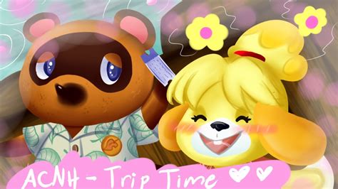 🍃🍂 Animal Crossing New Horizons Time For A Trip Isabelle Tom Nook