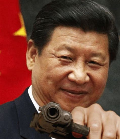 Xi Pointing A Gun At You Xi Jinping Know Your Meme