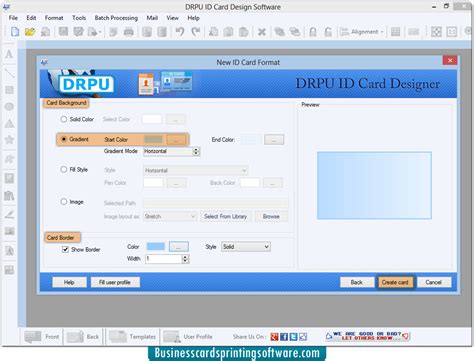 id cards designing software screenshots    create identity card