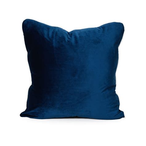 coco piped velvet cushion french navy white piping darcy and duke