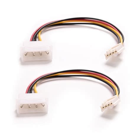 4 Pin Molex Ide Male To 4p Ata Female Power Supply Cable To Floppy