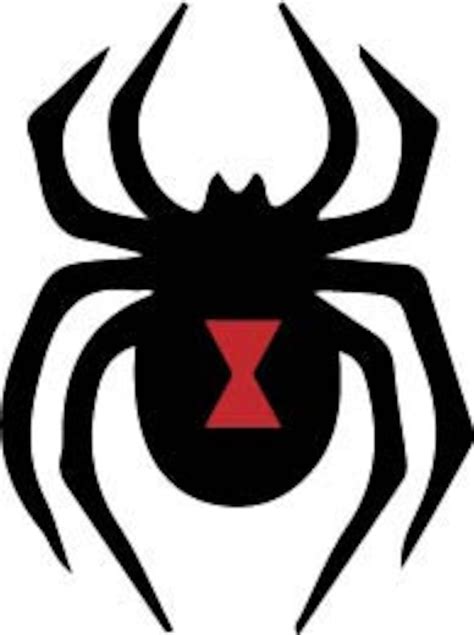 Black Widow Spider Logo Etsy