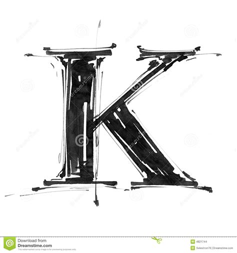 Since the user of this guide will likely encounter such unmarked romanization, we will dismiss tones in transcribing the sounds in pinyin. Alphabet Symbol - Letter K Stock Images - Image: 4821744