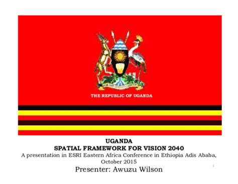Pdf The Republic Of Uganda The Republic Of Uganda Uganda Spatial