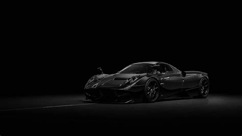 pagani huayra roadster black