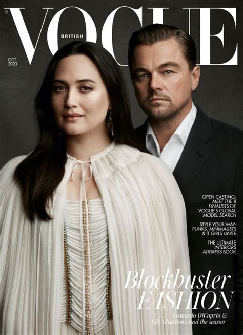 Leonardo Dicaprio And Lily Gladstone Smoulder For British Vogue Cover Metro News