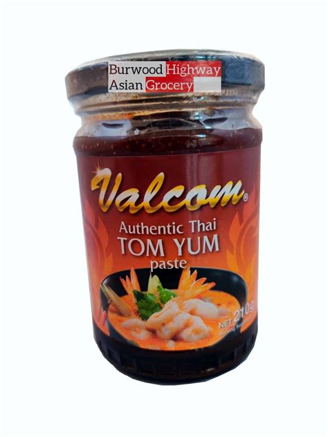Valcom Authentic Thai Tom Yum Paste 210g Burwood Highway Asian Grocery