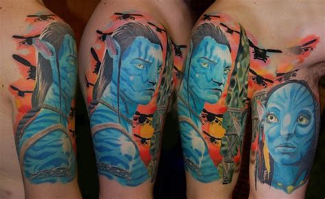 Avatar Navi Jake Avatar Tattoo Avatar Avatar Movie Gambaran