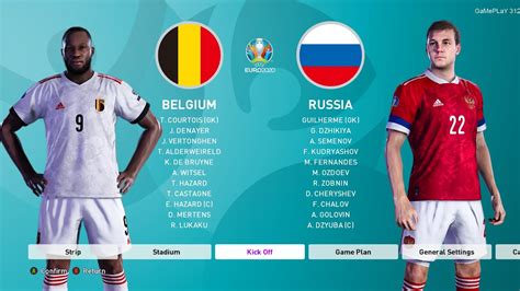Lukaku, de bruyne, hazard, carrasco. PES 2020 - BELGIUM vs RUSSIA - UEFA EURO 2020 - Gameplay ...