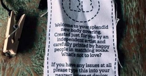 Funny Clothing Tags Youve Never Noticed Before