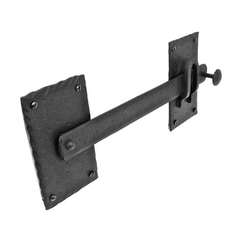 The self locking gate latch arrived in a timely manner. Fence Gate Latch Lock Black Wrought Iron Gate Latch 12 Inch