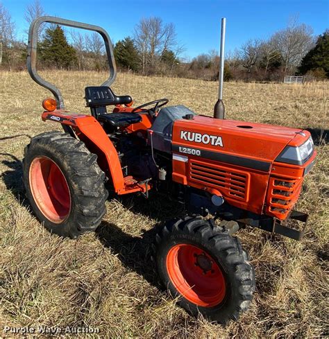 Kubota L2500 Mfwd Tractor In Fair Grove Mo Item El9624 Sold Purple