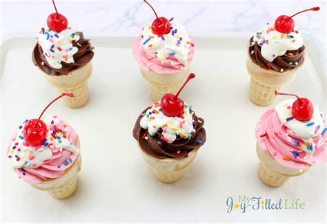 Ice Cream Cone Cupcakes My Joy Filled Life