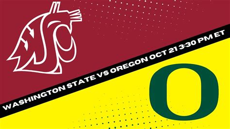 Oregon Ducks Vs Washington State Cougars Prediction And Picks College Football Picks Week 8