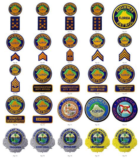 Florida Highway Patrol Fhp Patches