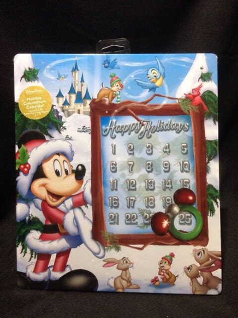 Disney Parks Holiday Countdown Calendar Mickey Mouse For Sale Online Ebay