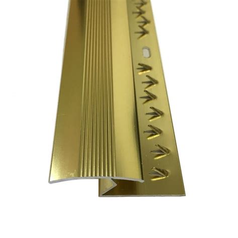 Gold Carpet Metal Z Bar Edge Door Bar Trim Flooring Direct