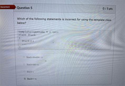 Solved Which Of The Following Statements Is Correct V 0 3 Chegg Com