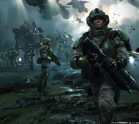 Halo Wars 2 Concept Art Kunrong Yap Ui Feloadingscreen Stronghold