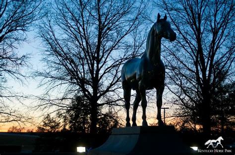 Man Owar Statue At Kentucky Horse Park Kentucky Horse Park Horse