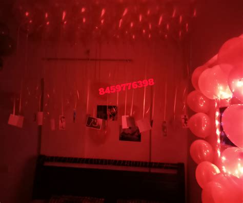 Romantic Room Decoration For Surprise Birthday Party in ...