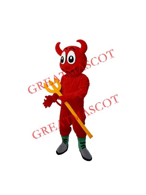 Happy Lightweight Devil Mascot Costume