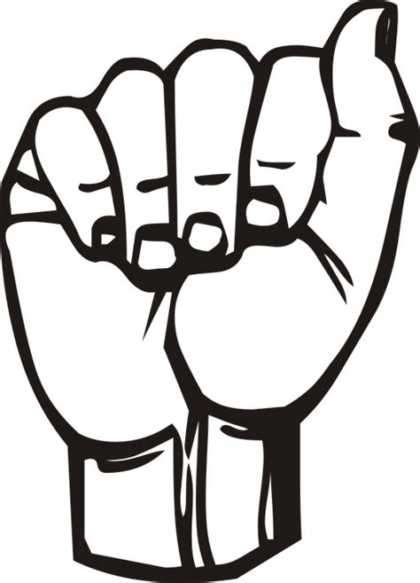 Its name in english is e (pronounced /ˈiː/), plural ees. Sign Language Clipart 4, Buy Clip Art - Letter A Sign ...