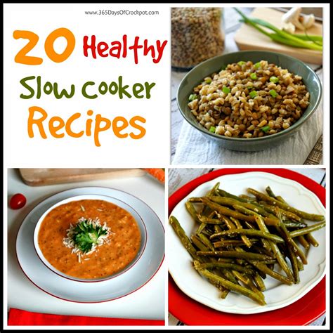 20 healthy slow cooker recipes