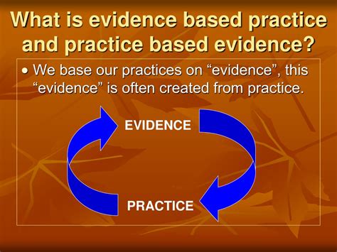 Ppt Evidence Based Practice And Practice Based Evidence Powerpoint