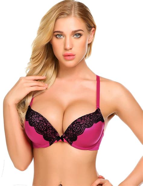 Ekouaer Womens Perfectly Fit Padded Underwire Push Up T Shirt Bra 32a 38dd Lingerie Online