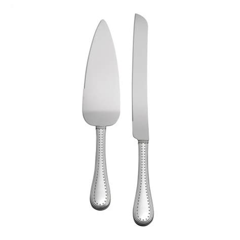 Beautifully presented as a two piece set in a vera wang gift box. Vera Wang Grosgrain Wedding Cake Knife and Server Set