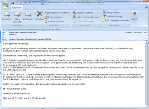 1.1 was ist eine meinungsrede? E-Mail - Workshop Software GmbH