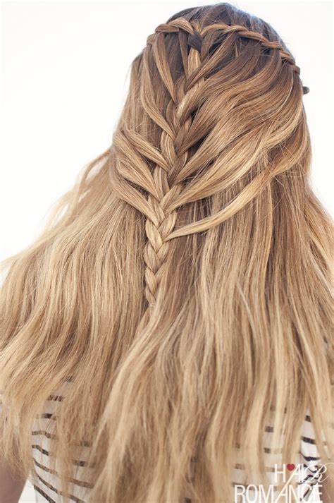 I believe that braiding your own hair can be a great creative outlet! Waterfall Mermaid Braid Tutorial for Long Hair - Hair Romance