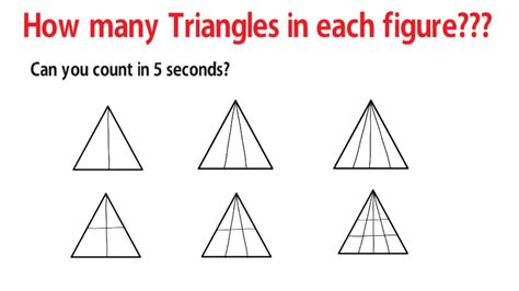 Trick On How To Count Number Of Triangles In A Figure In Just 5 Seconds