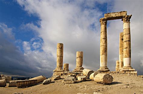 Citadel Amman Jordan Amman Ruins Capital City