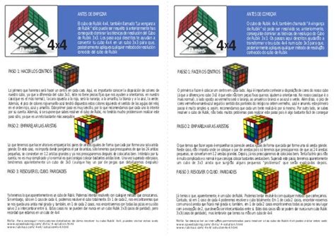 Vistazo Generalizar Muscular Paso A Paso Cubo Rubik 4x4 Usando Una
