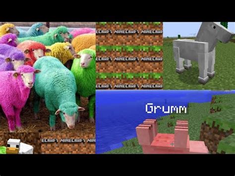 Use (right click) the nametag on the animal of your choice. How to make Minecraft animals colour changing and flipped ...