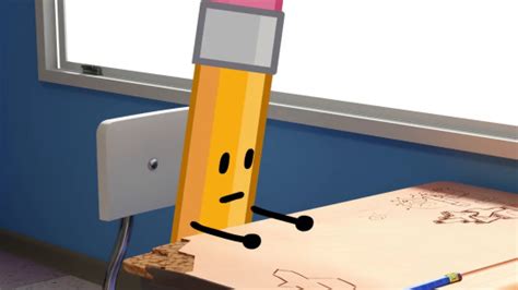 Genie is angry at pencil. bfb pencil | Tumblr