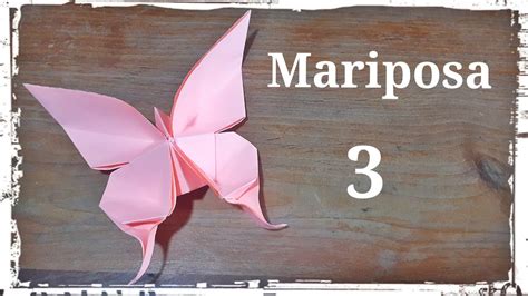 Mariposa De Papel 3 Origami YouTube