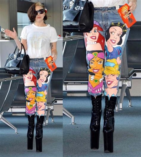 Check spelling or type a new query. Lady Gaga Wears Disney-Princess-Printed Jeans in Japan