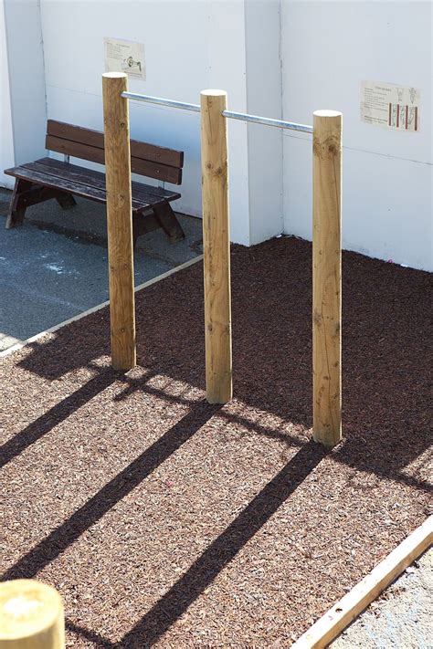 Something cool seems to be under development by the scs vehicle team. Wooden exercise equipment for a school playground | No ...