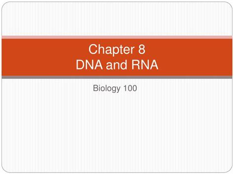 Give at least 2 examples of how enzymes and other proteins help in the process of replication. PPT - Chapter 8 DNA and RNA PowerPoint Presentation, free download - ID:483357