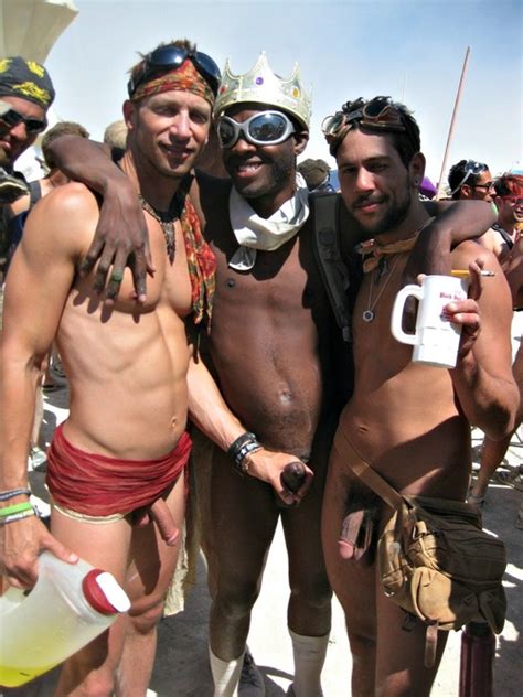 Naked On Burning Man Telegraph